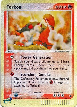 Torkoal - 12/97 - Reverse Holo - EN