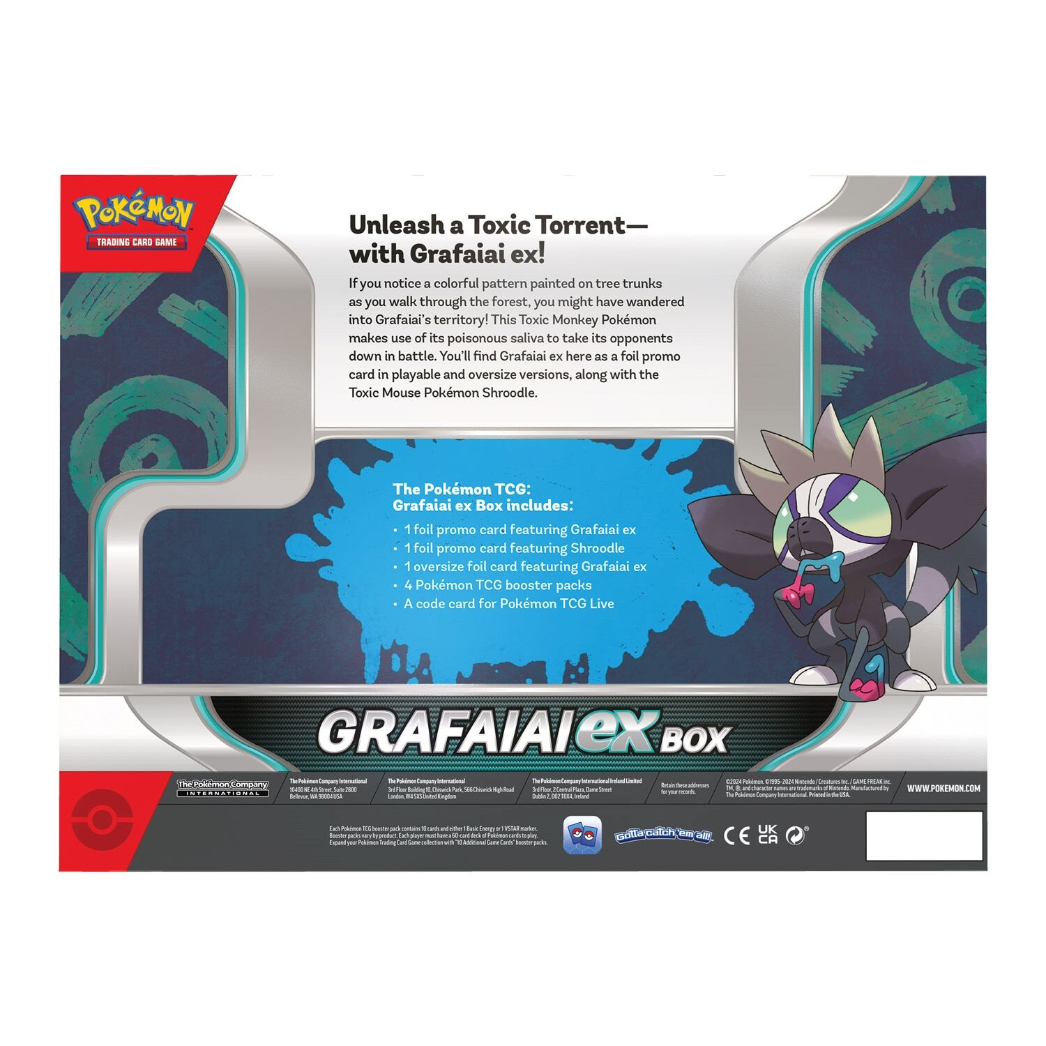Pokémon Grafaiai ex Box - EN