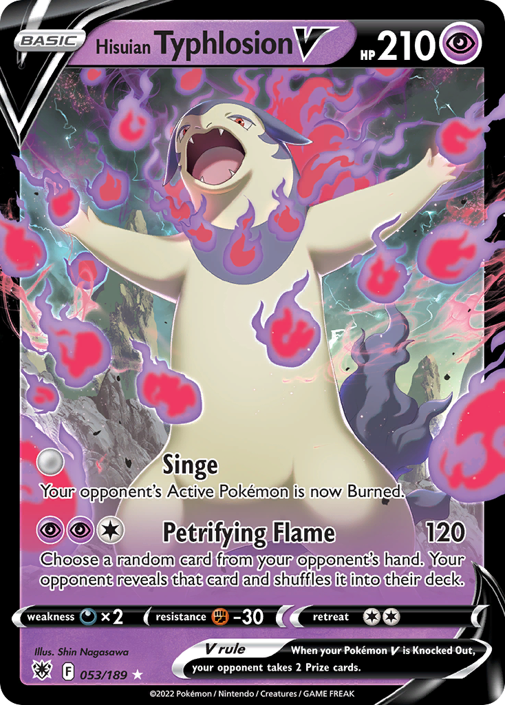 Hisuian Typhlosion V - 053/189 - EN