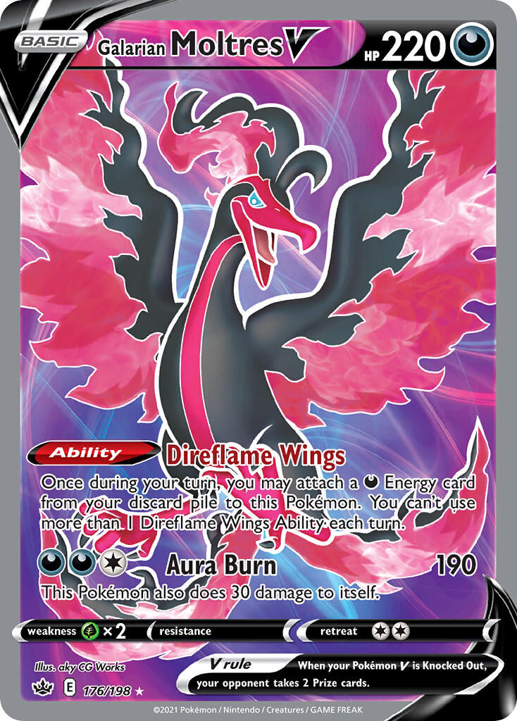 Galarian Moltres V - 176/198 - EN