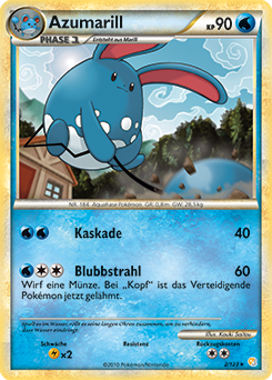 Azumarill - 2/123 - Reverse Holo - Pokémon TCG - Near Mint