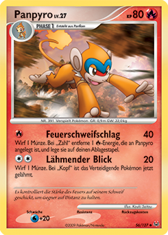 Panpyro - 56/127 - Pokemon TCG - Near Mint