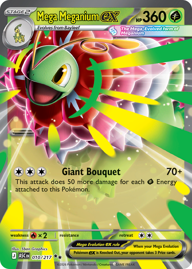 Mega Meganium ex - 010/217 - EN