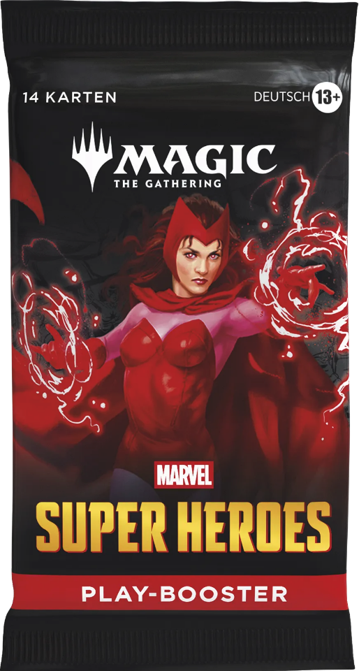 Magic the Gathering - Marvel Super Heroes 1 Random Play-Booster Pack - EN DE