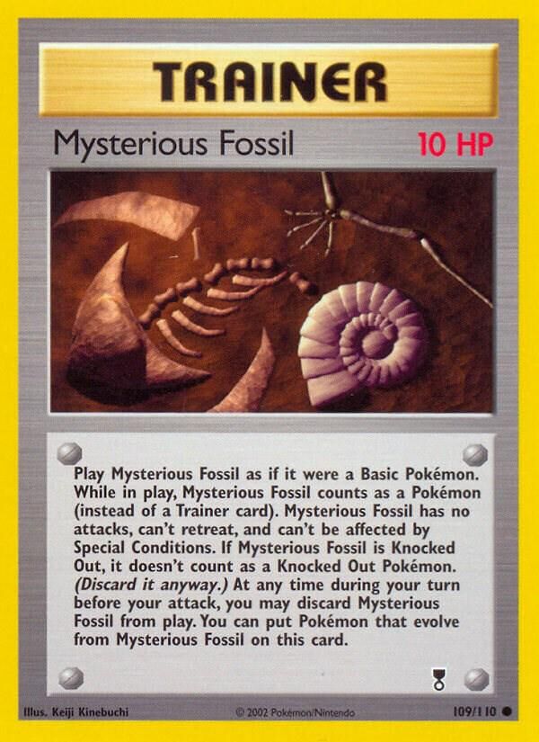 Mysterious Fossil - 109/110 - EN Mysterious Fossil - 109/110 - EN