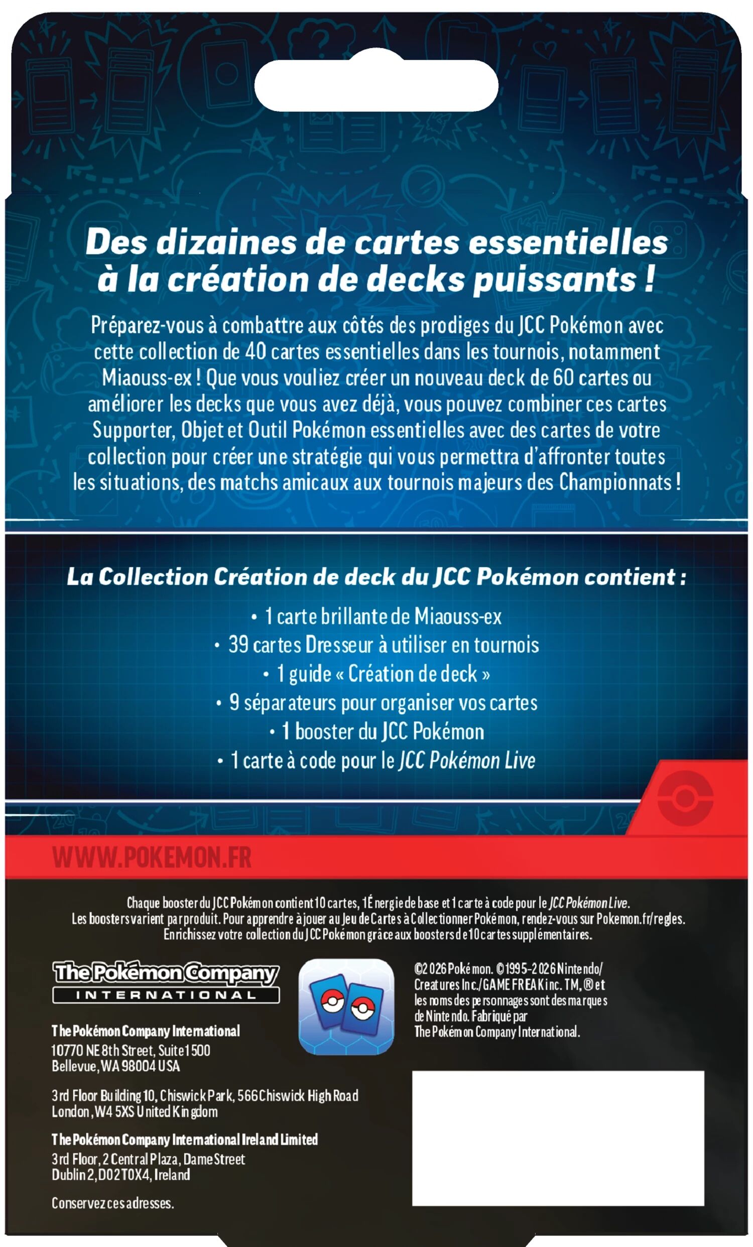 Pokémon JCC: Collection Création de Deck Miaouss-ex - FR