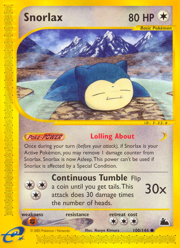 Snorlax - 100/144 - EN Snorlax - 100/144 - EN