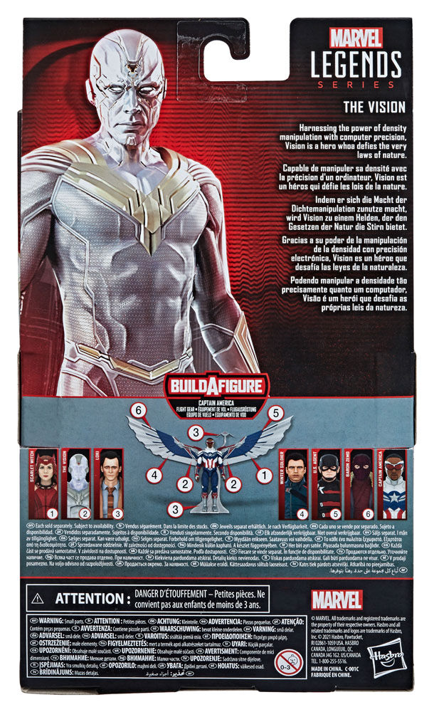 WandaVision Marvel Legends Actionfigur Captain America BAF: The Vision 15 cm
