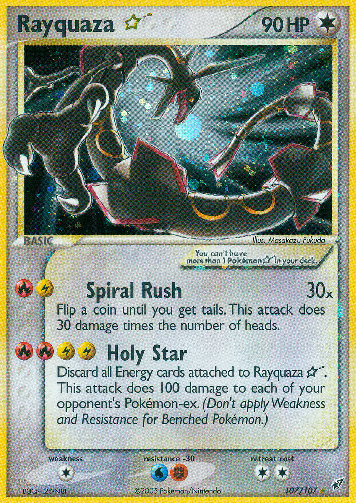 Rayquaza Star - 107/107 - EN Rayquaza Star - 107/107 - EN