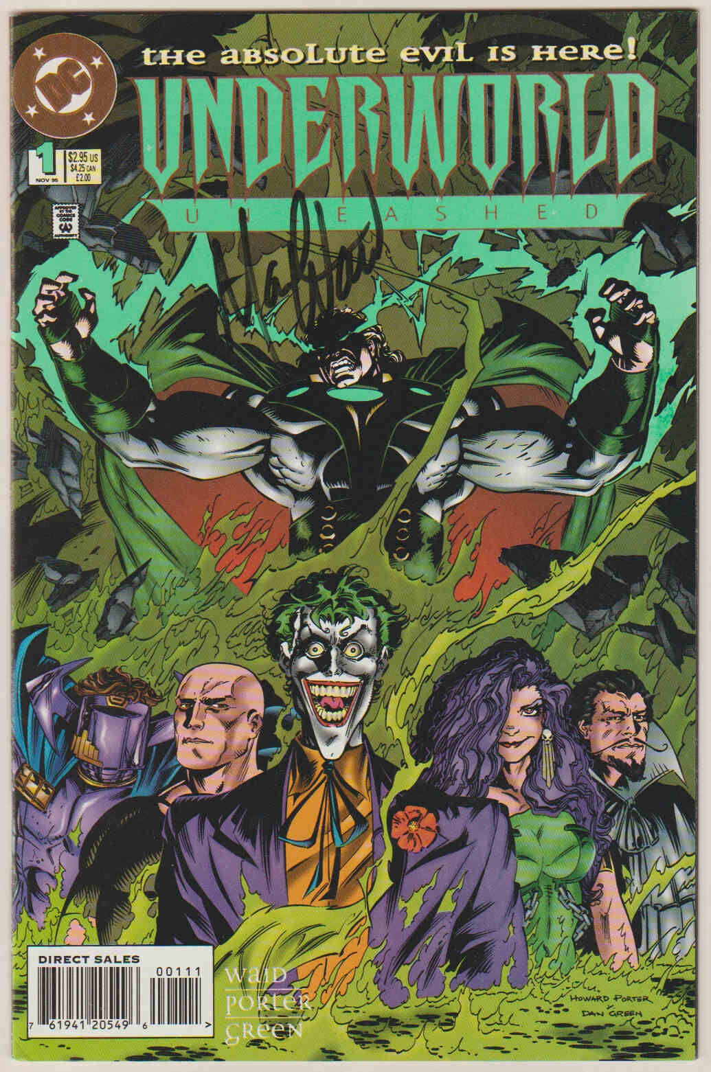 Underworld Unleashed #1 signiert