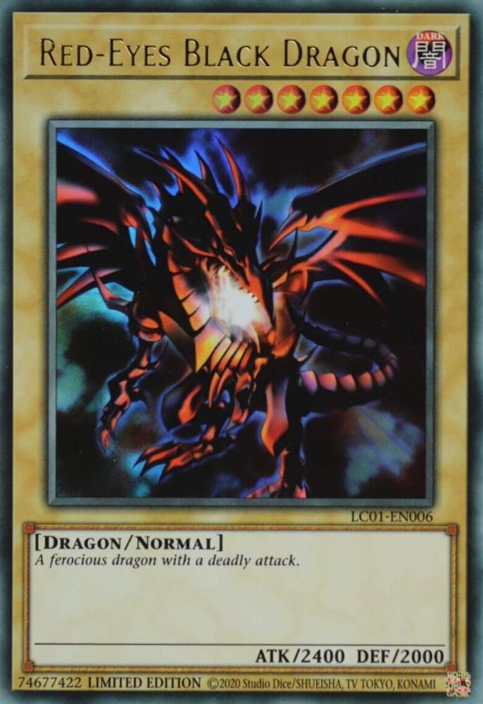 Red-Eyes Black Dragon - LC01-EN006 - Ultra Rare Red-Eyes Black Dragon - LC01-EN006 - Ultra Rare
