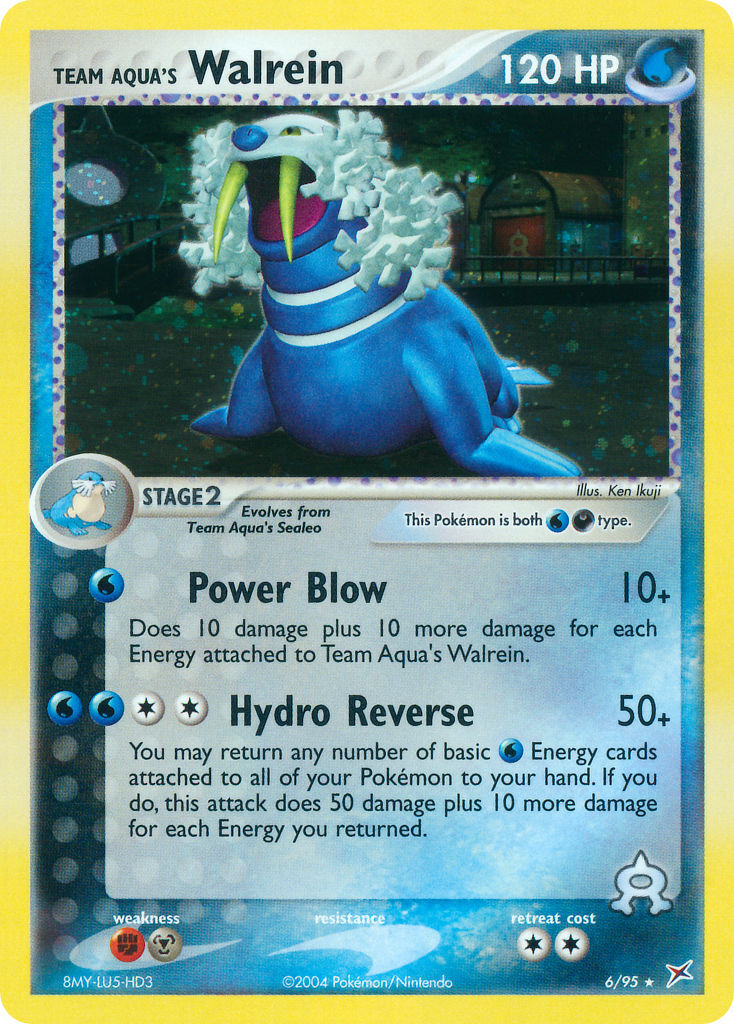 Team Aqua’s Walrein - 6/95 - EN