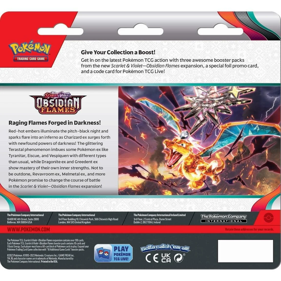 Pokémon TCG: Scarlet & Violet - Obsidian Flames Eevee 3-Pack Blisters - EN