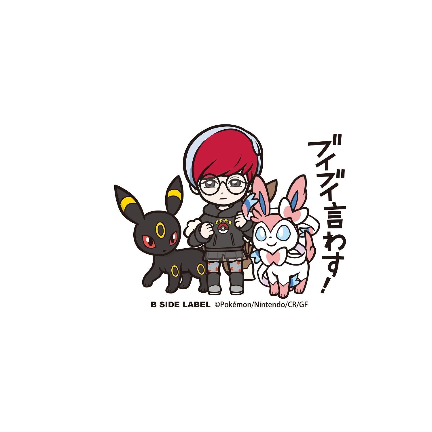 Umbreon Sylveon B-Side Label Sticker Umbreon Sylveon B-Side Label Sticker