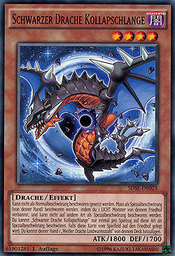 Schwarzer Drache Kollapschlange - Yu-Gi-Oh!