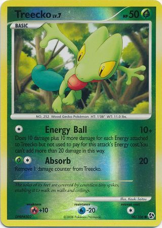 Treecko - 90/106 - Reverse Holo - EN