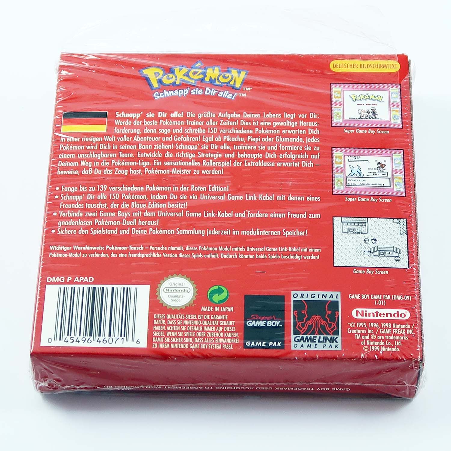 Pokémon Rote Edition (mit OVP) - Game Boy