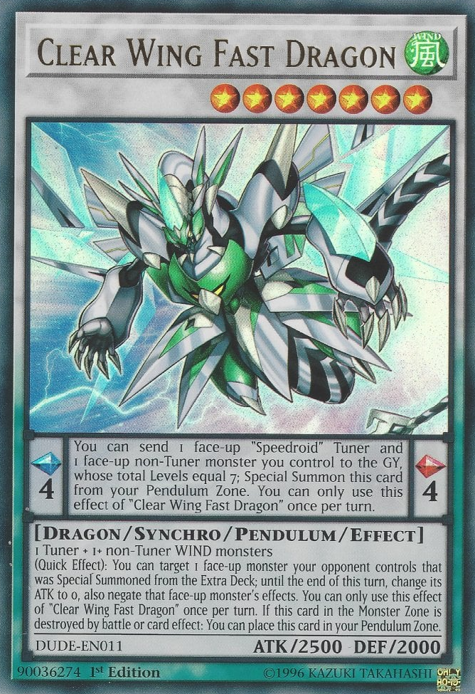 Glasflügel-Schnelldrache - DUDE-011 - Ultra Rare - 1. Auflage Glasflügel-Schnelldrache - DUDE-011 - Ultra Rare - 1. Auflage