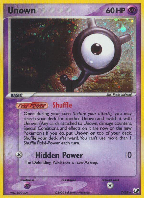 Unown - Y/115 - EN Unown - Y/115 - EN