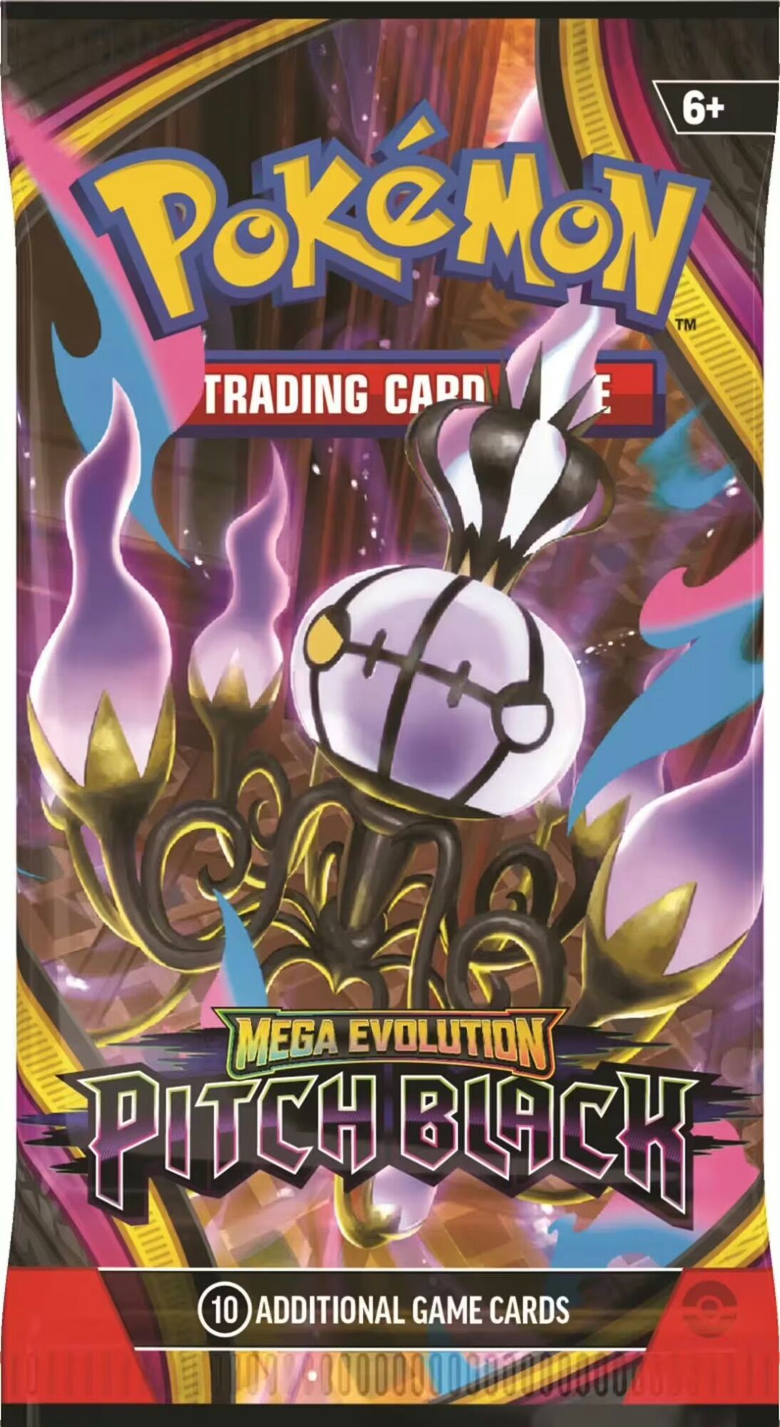 Pokémon TCG: Mega Evolution (ME05) - Pitch Black 1 Random Booster Pack (10 Cards) - EN