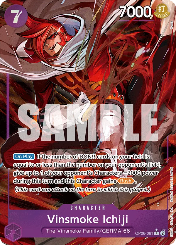 Vinsmoke Ichiji - OP06-061 - Alternate Art - EN