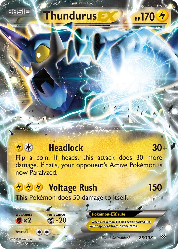 Thundurus-EX - 26/108 - EN Thundurus-EX - 26/108 - EN