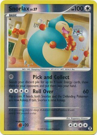 Snorlax - 33/111 - Reverse Holo - EN Snorlax - 33/111 - Reverse Holo - EN