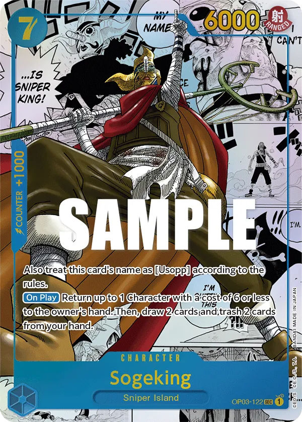 Sogeking - OP03-122 - Manga Art