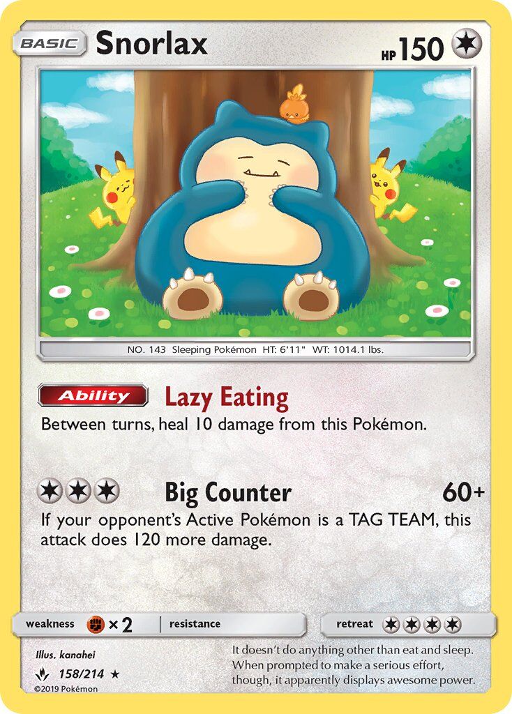 Snorlax - 158/214 - EN