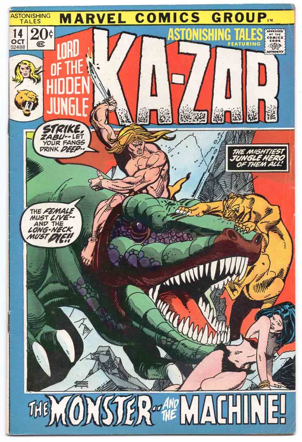 astonishing_tales_014 Astonishing Tales #14 Ka-Zar