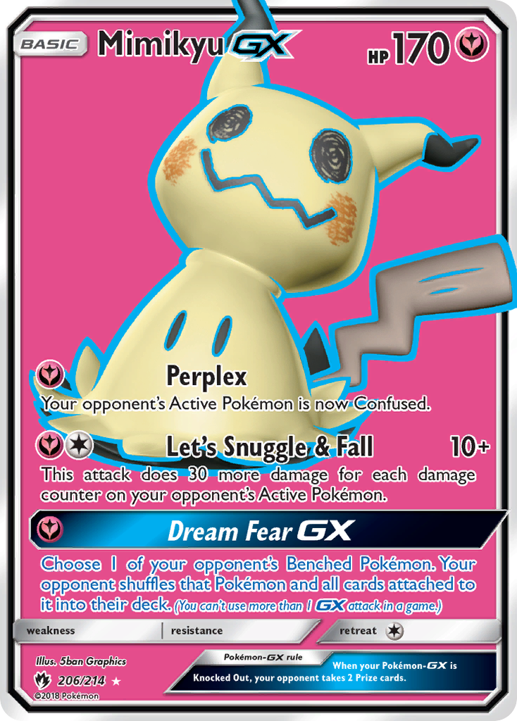 Mimikyu-GX - 206/214 - EN Mimikyu-GX - 206/214 - EN