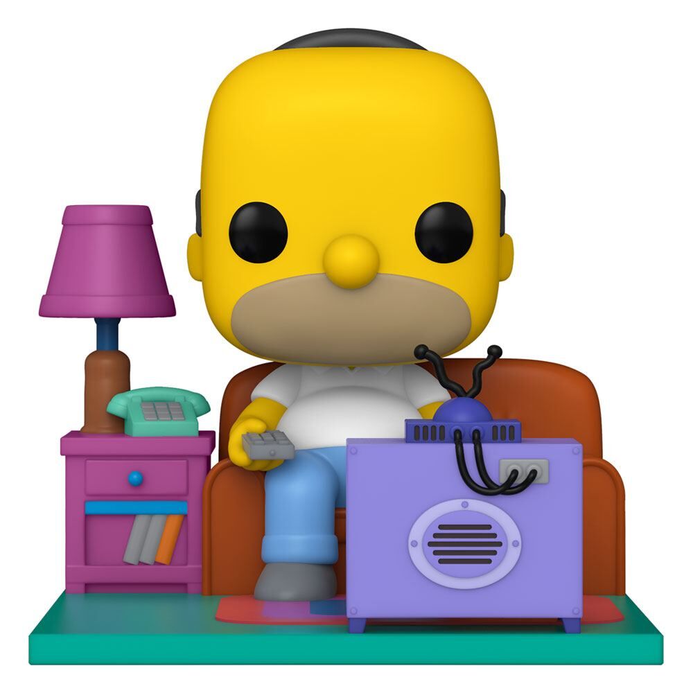 Simpsons POP! Deluxe Vinyl Figur Homer Watching TV 18 cm Simpsons POP! Deluxe Vinyl Figur Homer Watching TV 18 cm