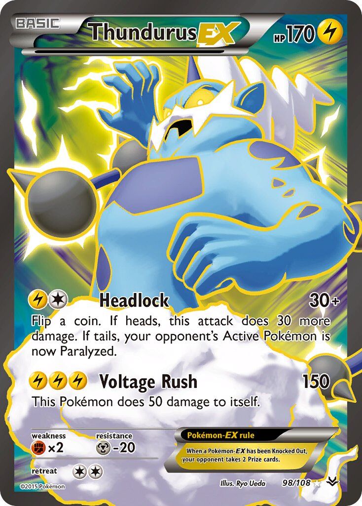 Thundurus-EX - 98/108 - EN
