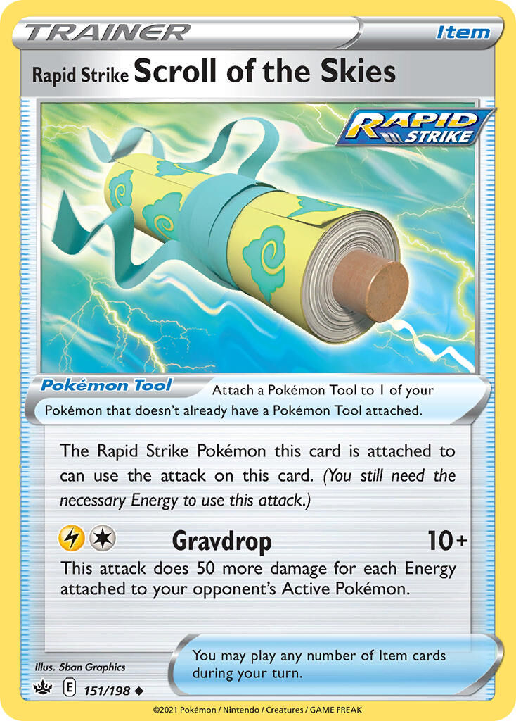 Rapid Strike Scroll of the Skies - 151/198 - EN Rapid Strike Scroll of the Skies - 151/198 - EN