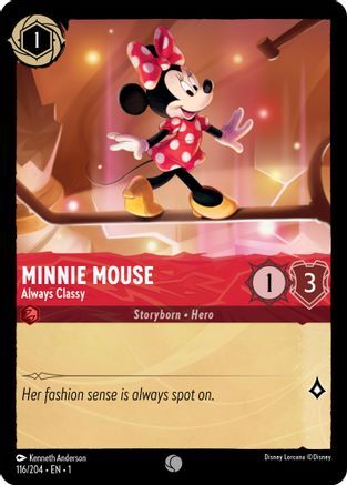 Minnie Mouse - Always Classy - 116/204 - EN Minnie Mouse - Always Classy - 116/204 - EN