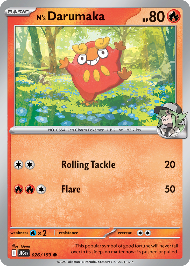 N’s Darumaka - 026/159 - EN