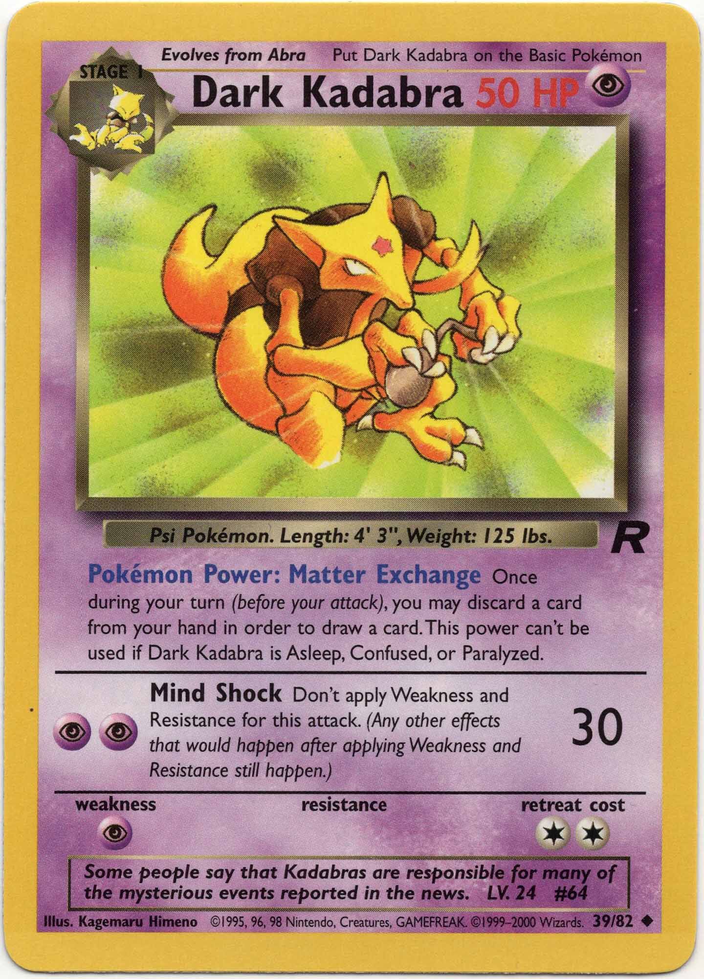 dark-kadabra-39-82-pok-mon-tcg Dark Kadabra - 39/82 - Pokémon TCG