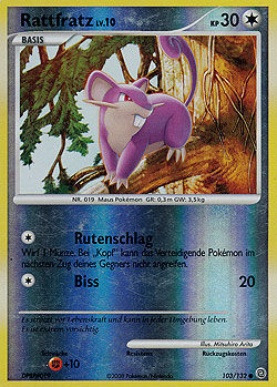 Rattfratz - 103/132 - Reverse Holo - Pokémon TCG - Near Mint - DE