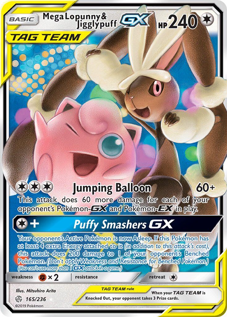 Mega Lopunny & Jigglypuff-GX - 165/236 - EN