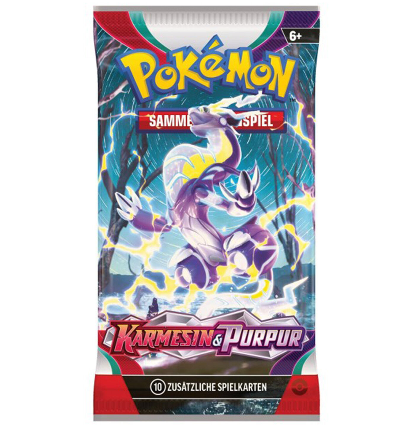 booster3 Pokémon TCG: Karmesin & Purpur Booster Pack (10 Cards) - DE