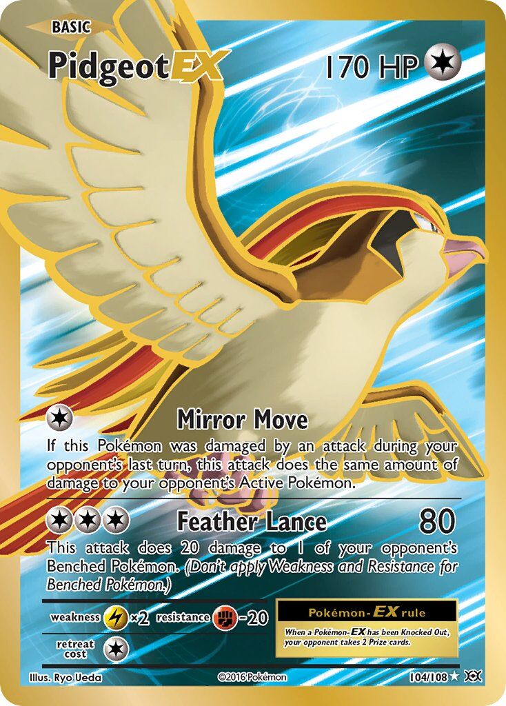 Pidgeot-EX - 104/108 - EN