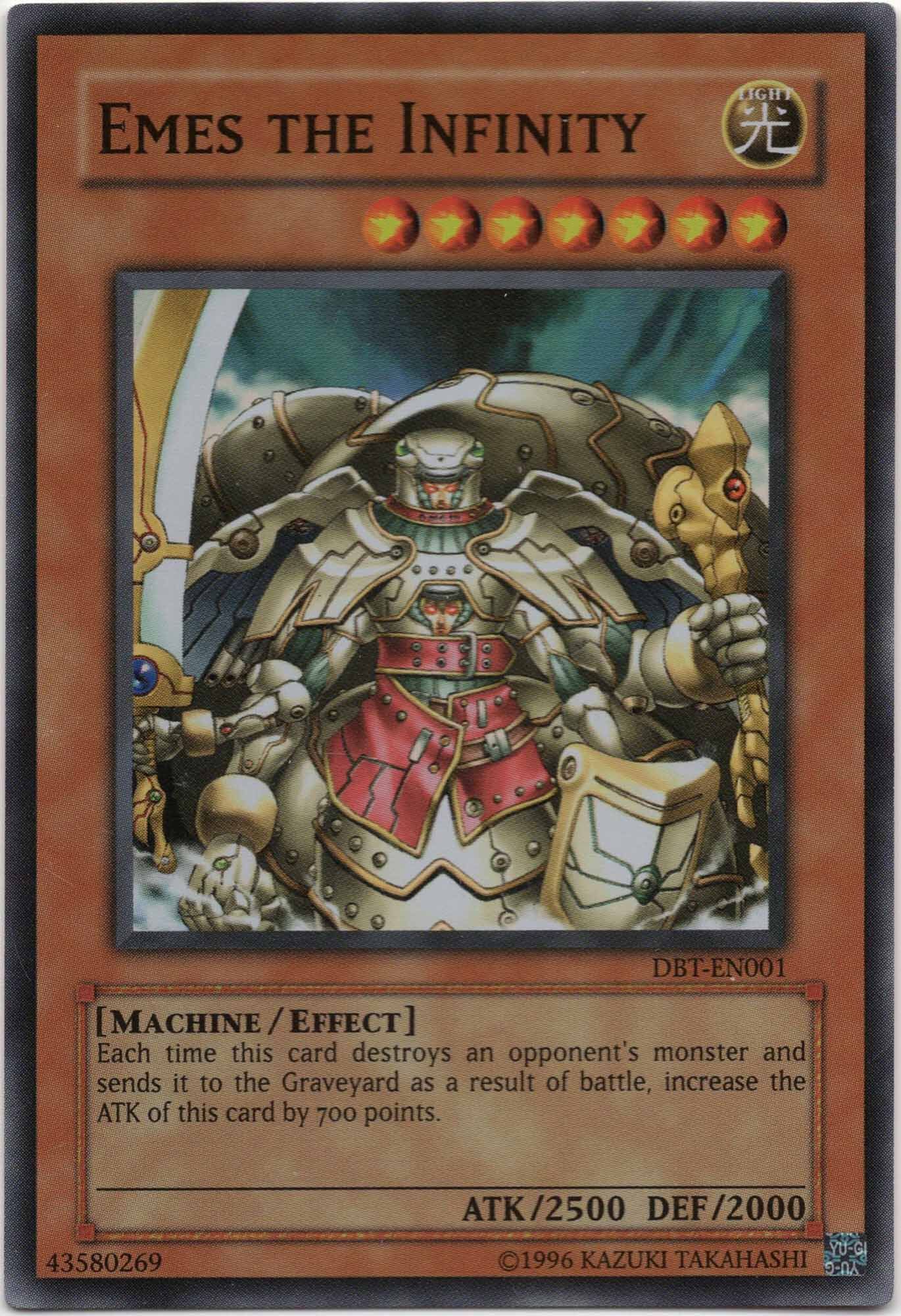 emes-the-infinity-dbt-en001-super-rare-near-mint Emes the Infinity - DBT-EN001 - Super Rare (Near Mint)