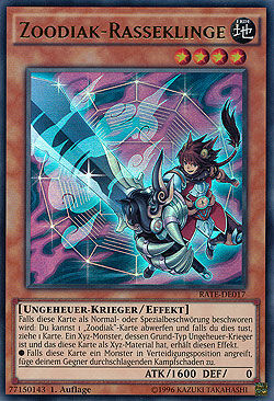 zoodiak-rasseklinge Zoodiak-Rasseklinge - Yu-Gi-Oh!