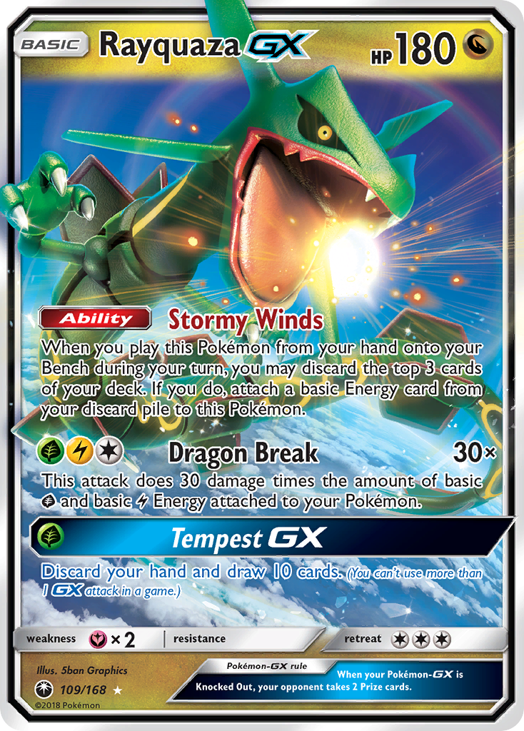 Rayquaza-GX - 109/168 - EN Rayquaza-GX - 109/168 - EN