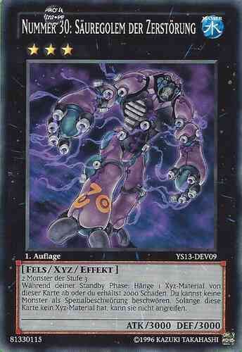 nummer-30-s-uregolem-der-zerst-rung-yu-gi-oh Nummer 30: Säuregolem der Zerstörung - Yu-Gi-Oh!