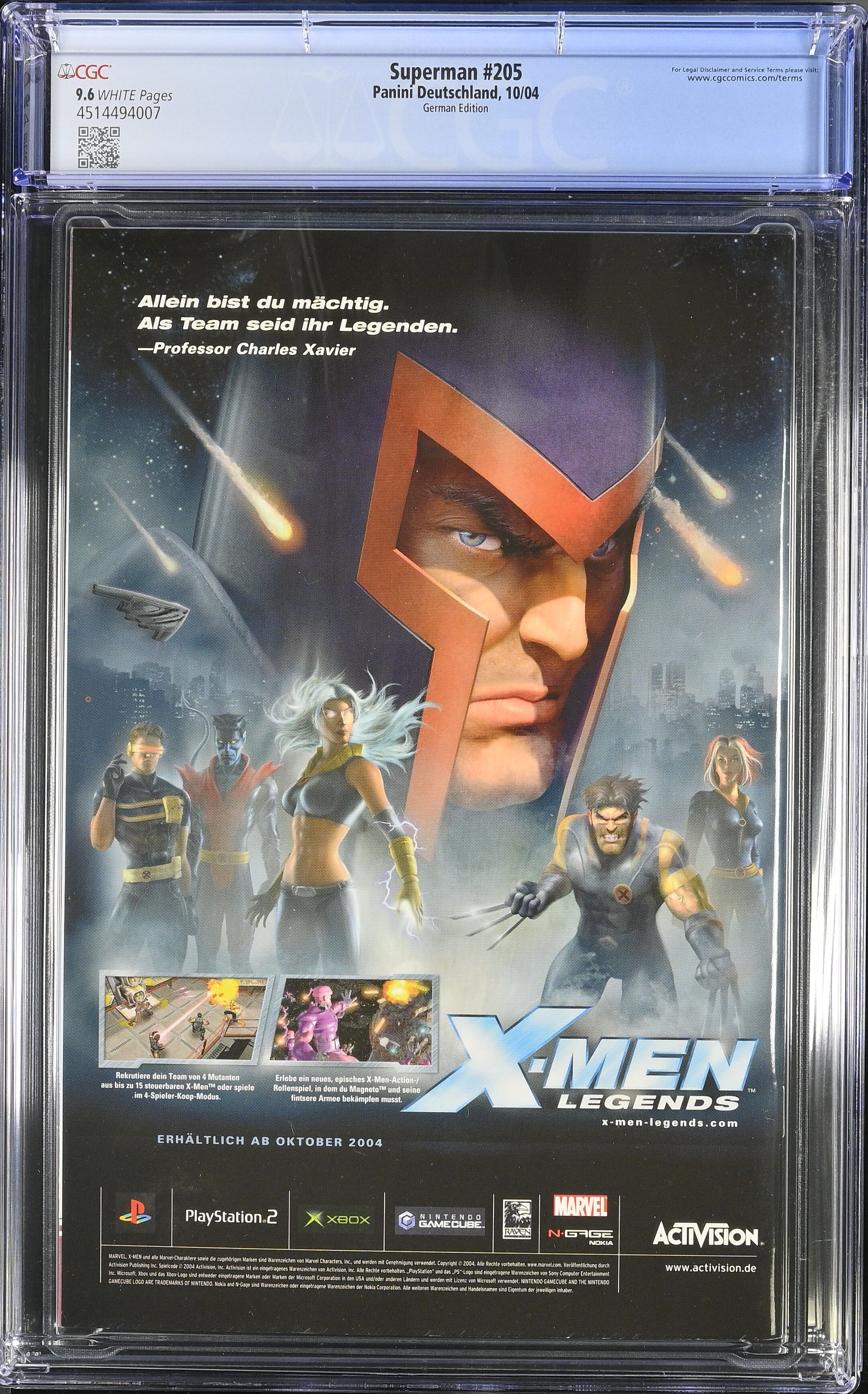 Superman #205 Rückkehr von Superman #1 CGC 9.6 Top Pop!