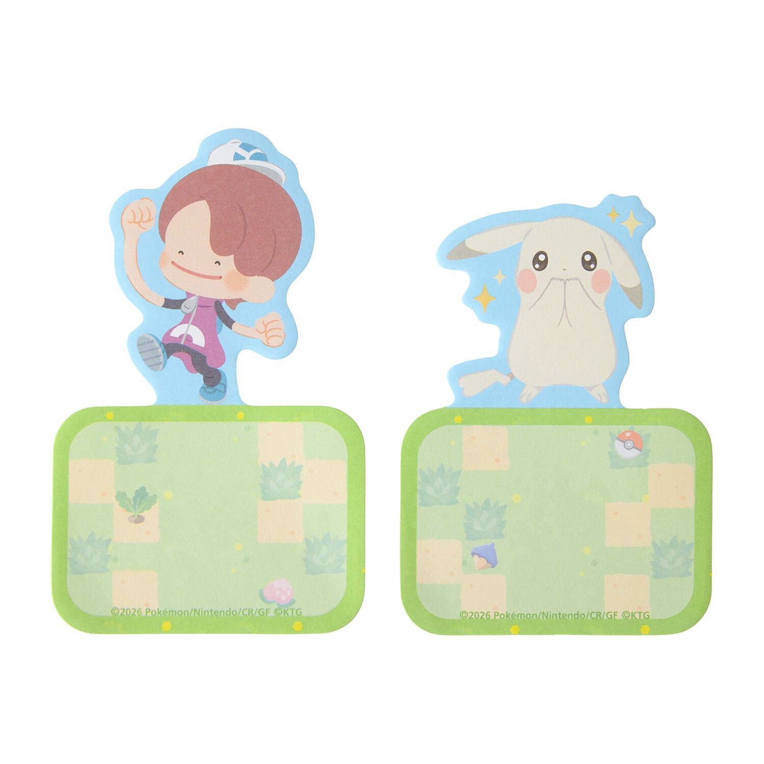 Pikachu & Ditto Stand Sticky Note