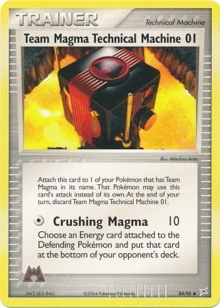 Team Magma Technical Machine 01 - 84/97 - Reverse Holo - EN Team Magma Technical Machine 01 - 84/97 - Reverse Holo - EN
