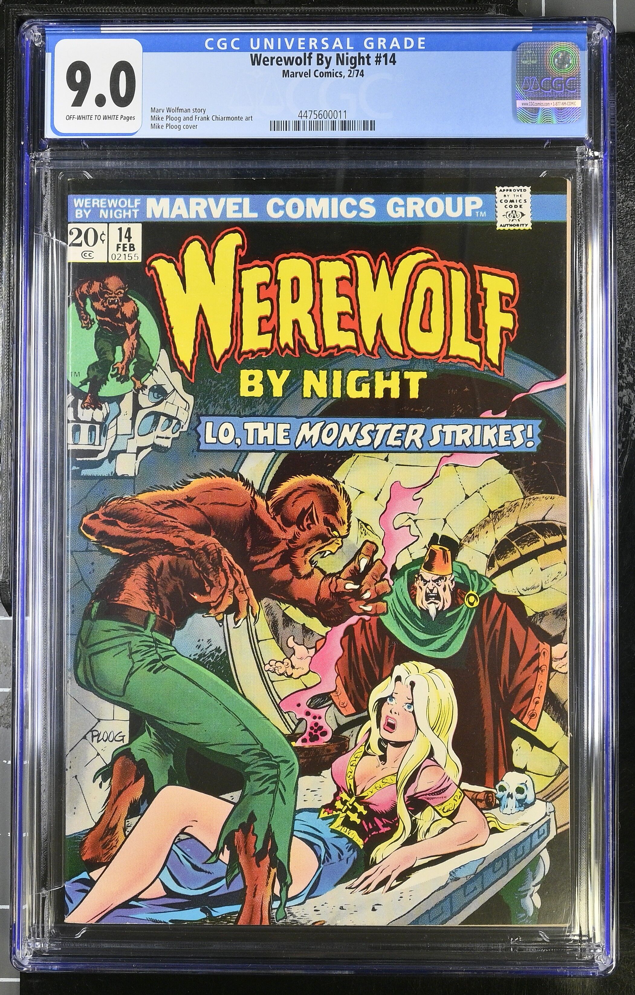 Werewolf by Night #14 CGC 9.0 Werewolf by Night #14 CGC 9.0