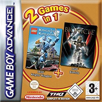 2 in 1 LEGO Bionicle & LEGO Knights' Kingdom - GBA
